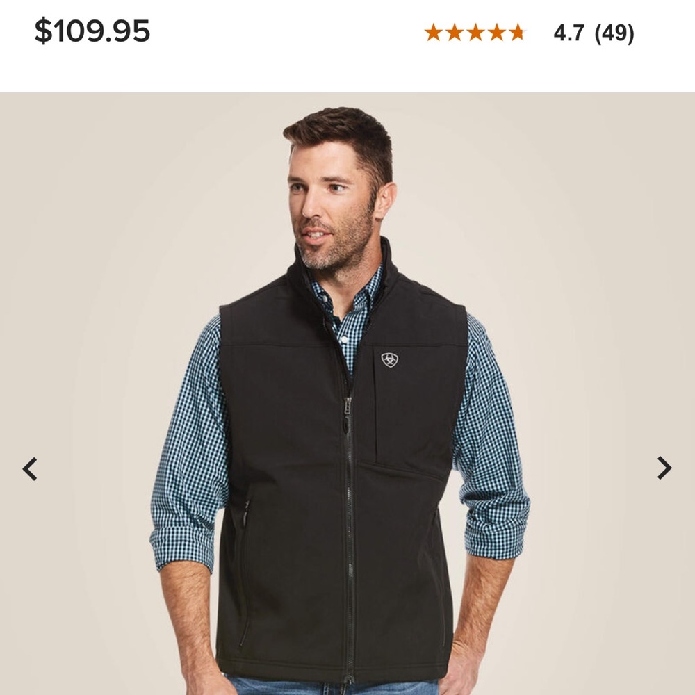 Ariat men’s vest
